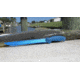 Cuda AquaTuff Fillet Knife with Blade Cover, Blue, 7in, 23064
