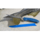 Cuda AquaTuff Fillet Knife with Blade Cover, Blue, 7in, 23064