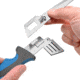 Cuda Interchangeable Knife Set, 4in/ 7in/ Fillet Blades, Handle and Sheath, Blue/Grey, 23070