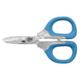 Cuda Knives Cuda Large Braid Shear, 5.25in Overall, Cuts Braid, Dual Serrated Blades, Blue Non Slip Cuda Pattern Grips, 18362