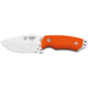 Cudeman 115 Quality Fixed Blade Knife, 9 cm, Bohler N-695 Steel, Orange G10 w/ Black Liners, 115-J
