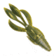 Culprit Flutter Craw, 4in, 6 Pack, Green Pumpkin Blue Flake, IB406-70