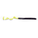 Culprit Original Worm, 10, 7.5in, Black/Chartreuse Tail, C720-25