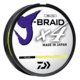 Daiwa J-Braid X4 Braided Line w/ Filler Spool, 150yd, 20lb, Fluorescent Yellow, JB4U20-150FY