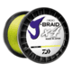 Daiwa J-Braid X4 Braided Line w/ Filler Spool, 300yds, 6lb, Fluorescent Yellow, JB4U6-300FY