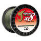 Daiwa J-Braid 8X Braided Line w/Bulk Spool, 3000yds, 20lb, Dark Green, JB8U20-3000DG