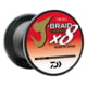 Daiwa J-Braid x8 Grand Braid Line w/Bulk Spool, 3000yds, 15lb, Gray Light, JBGD8U15-3000GL