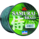 Daiwa Samurai Braid Line w/Filler Spool, 55lb, 1500yd, Green, DSB-B55LBG