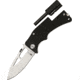 Dajo Element Folding Survival Folding Knife,Stainless Blade, Black G10 Handle DJ00920