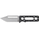 Dajo Survivor Knife Fixed Blade Knife, 3.625in, Stainless Clip Point, Black G10 Handle DJ00918