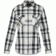 Dakine Nellie Boyfriend Flannel Shirt - Women's-Turtledove-Large