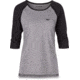 Dakine Rikki 3/4 Baseball Tee - Womens, Black, Extra Large, 10001628-BLACK-91M-XL