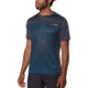 Dakine Syncline Short Sleeve Jersey, Slate Blue Stripe, Small, 10002232-SLATEBLUST-S