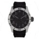 Dakota Watches Aluminum Diver, Gray Dial,Aluminum Case,Black Silicone Strap, NO 4790-8