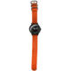 Dakota Watches Plastic Sport, Black Dial, Orange Nylon Strap 4055-6