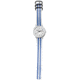 Dakota Watches Plastic Sport, White Dial, White/Blue Nylon Strap 4058-3