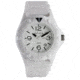 Dakota Watches Sport Diver, White Dial, White PU Strap 2137-2