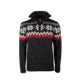 Dale of Norway Myking Sweater - Mens, Black / Raspberry / Off White, Extra Large, 93141-F-XL