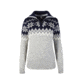 Dale of Norway Myking Sweater - Womens, Light Charcoal / Off White / Navy, Extra Large, 93011-C-XL