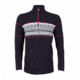 Dale of Norway Rondane Sweater - Mens, Navy/White/Rasberry, Large, 92691-C-L