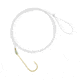 Danielson Snelled Aberdeen Hooks, Gold, Size 1/0, 6 per Pack, 126AG-1/0