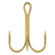 Danielson Treble Hook Single Bag, Gold, Size 18, 582SP-18