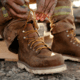 Danner Cedar River Moc 6in Aluminum Toe Work Shoes - Mens, Brown, 7.5 US, D, 14301-7.5D