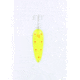 Dardevle Dardevlet Spoon, 3 5/8in, 1oz, Chartreuse/Red Dots Nickel Back, 00-28