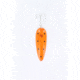 Dardevle Dardevlet Spoon, 3 5/8in, 1oz, Fluorescent Orange/Black Dots Nickel Back, 50