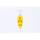 Dardevle Dardevlet Spoon, 3 5/8in, 1oz, Yellow/Red Diamonds, Brass Back, 17