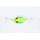 Dardevle Red Eye Wiggler Spoon 3in, 1oz, Chartreuse/Green Stripe Nickel Back, 8870