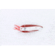 Dardevle Weedless Dardevle Spoon, Red/White Stripe, Nickel Back, 3 5/8in, 1oz, 516
