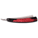 Dark Side Blades Razor, 4.5 in, 3Cr13 Stainless Steel Stainless Steel, Razor, Red/Black, DS-016RD
