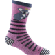 Darn Tough Animal Haus Crew Lightweight Lifestyle Sock - Womens, Violet, Medium, 6037-VIOLET-M-DARN