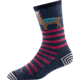 Darn Tough Animal Haus Crew Lightweight Sock, Female, Denim, Medium, 6037-DENIM-M-DARN