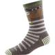 Darn Tough Animal Haus Crew Lightweight Sock, Female, Taupe, Medium, 6037-TAUPE-M-DARN