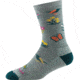 Darn Tough Cottage Bloom Crew Lightweight Sock with Cushion - Womens, Seafoam, Medium, 6077-SEAFOAM-M-DARN