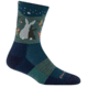 Darn Tough Critter Club Micro Crew Lightweight Socks w/Cushion - Womens, Eclipse, Large, 5001-ECLIPSE-L-DARN