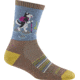 Darn Tough Critter Club Micro Crew Lightweight with Cushion Socks - Womens, Bark, Medium, 5001-BARK-M-DARN