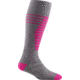 Darn Tough Edge Thermolite OTC Midweight w/ Cushion w/ Padded Shin Ski Sock - Womens, Gray, Large, 8030-GRAY-L-DARN