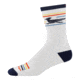 Darn Tough Frontrunner Micro Crew Ultra-Lightweight with Cushion Socks - Mens, White, Extra Large, 1062-C-2009-06