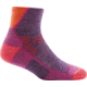 Darn Tough Hiker 1/4 Cushion Sock - Womens, Plum Heather, Small, 1958-PLUM-HEATHER-S-DARN