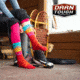 Darn Tough Lillehammer Nordic Boot Lightweight Ski Sock - Womens, Red, Medium, 8031-RED-M-DARN