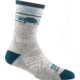 Darn Tough Pacer Micro Crew Ultra-Lightweight w/ Cushion Running Sock - Womens, Gray, Large, 1050-GRAY-L-DARN