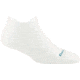 Darn Tough Run Coolmax No Show Tab Ultra-Lightweight w/ Cushion Running Sock - Womens, White, Large, 1052-WHITE-L-DARN