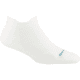 Darn Tough Run Coolmax No Show Tab Ultra-Lightweight w/ Cushion Running Sock - Womens, White, Medium, 1052-WHITE-M-DARN