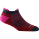 Darn Tough Run No Show Tab Ultra-Lightweight Running Sock w/Cushion - Womens, Burgundy, Small, 1047-BURGUNDY-S-DARN