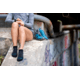 Darn Tough Run No Show Tab Ultra-Lightweight Running Sock - Womens, Black, Medium, 1043-BLACK-M-DARN