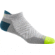 Darn Tough Run No Show Tab Ultra-Lightweight Sock - Mens, Gray, Large, 1033-GRAY-L-DARN