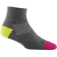 Darn Tough Run Quarter Ultra-Lightweight Running Sock - Womens, Gray, Medium, 1044-GRAY-M-DARN